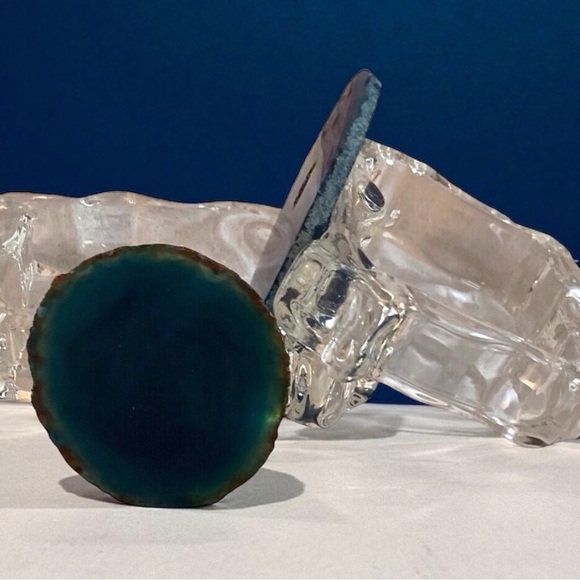 Vintage Neiman Marcus Agate Gift Set | Never Used | Circa 2005 4 pieces - Picture 8 of 8